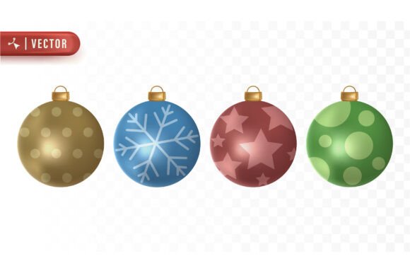 3D Christmas Ball Illustrations Review