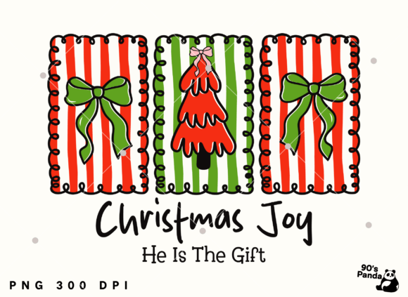 Christian Christmas Preppy Religious PNG for Illustrations