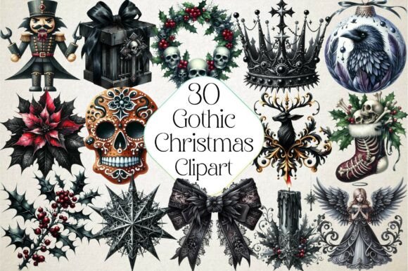 Gothic Christmas Clipart: A Designer’s Embroidery Review