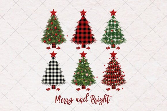 Merry and Bright Plaid Christmas PNG Review