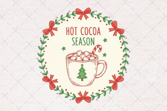 Review: Christmas Hot Cocoa Frame Illustrations