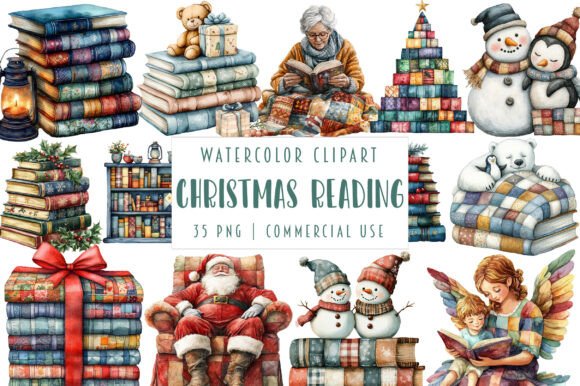 Reviewing Christmas Reading Clipart for Embroidery