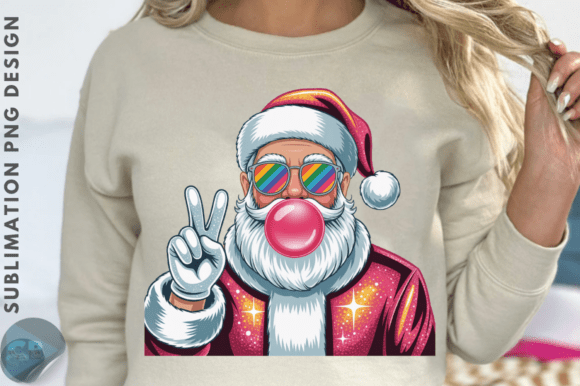 Reviewing Disco Santa Christmas Blowing Bubble PNG
