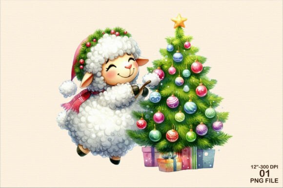 Reviewing Funny Christmas Sheep Clipart for Embroidery