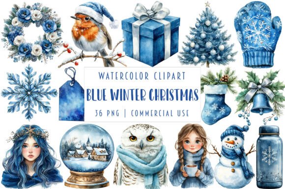 Reviewing the Blue Winter Christmas Aesthetic Pack
