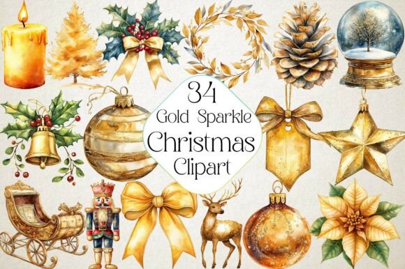 Reviewing Watercolor Gold Sparkle Christmas for Embroidery
