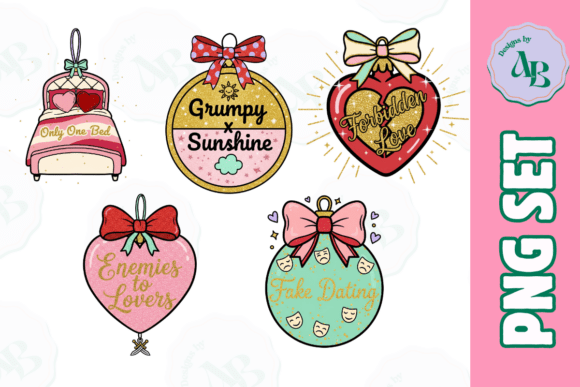 Romance Bookish Trope Christmas Ornament Review