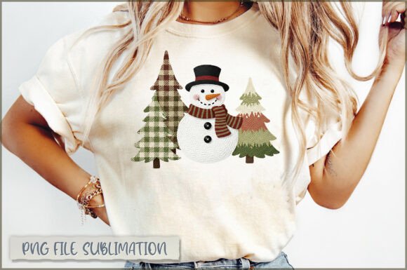 Yarn Crochet Snowman PNG: Festive Illustrations
